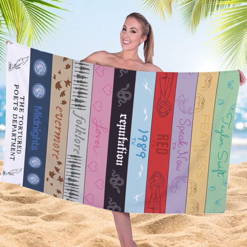 Taylor Swift Rectangle Beach Towel WBT1012 1