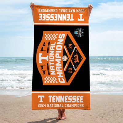 Tennessee Volunteers Baseball Rectangle Beach Towel WBT1051 1
