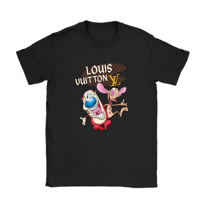 The Ren  Stimpy Show Louis Vuitton Unisex T-Shirt Cotton Tee TAT7434
