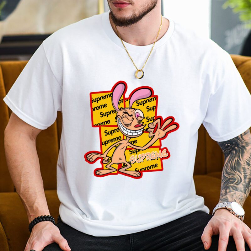 The Ren Stimpy Show Supreme Unisex T Shirt Cotton Tee TAT7439 2