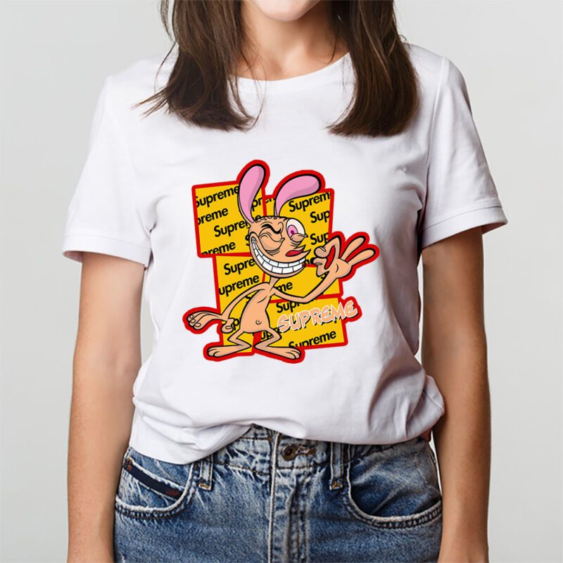 The Ren Stimpy Show Supreme Unisex T Shirt Cotton Tee TAT7439 3