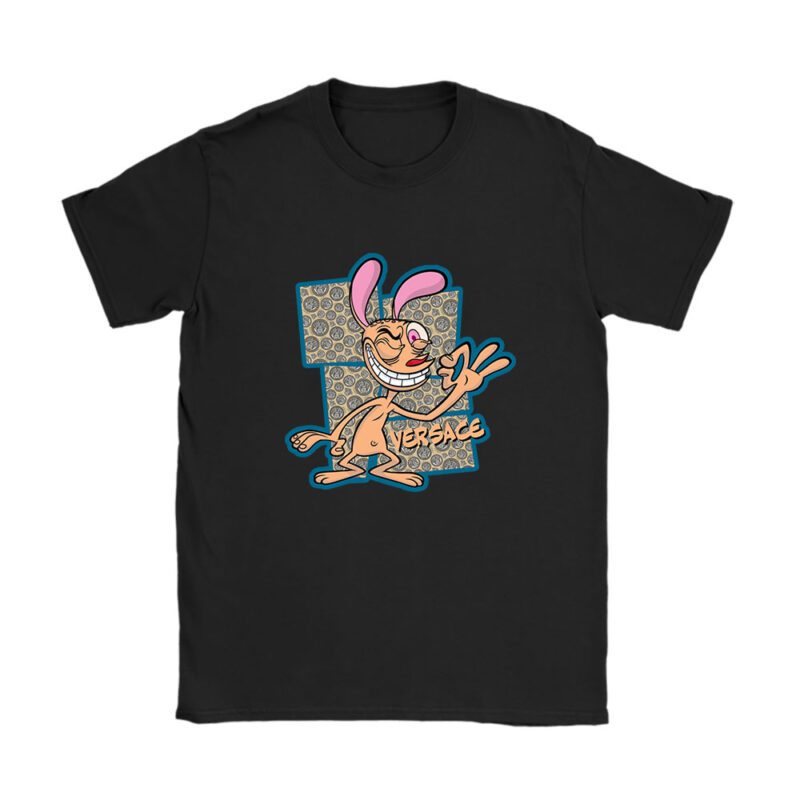 The Ren  Stimpy Show Versace Unisex T-Shirt Cotton Tee TAT7441
