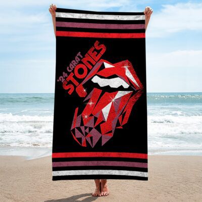 The Rolling Stones Rectangle Beach Towel WBT1092