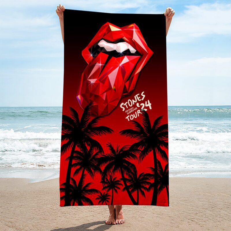 The Rolling Stones Rectangle Beach Towel WBT1124