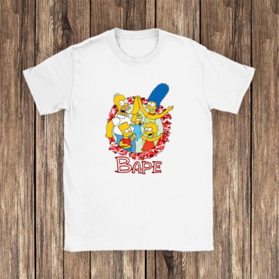 The Simpsons Bape Unisex T Shirt TAT5582 1