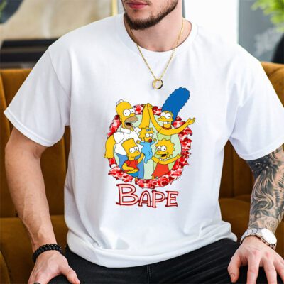 The Simpsons Bape Unisex T Shirt TAT5582 2