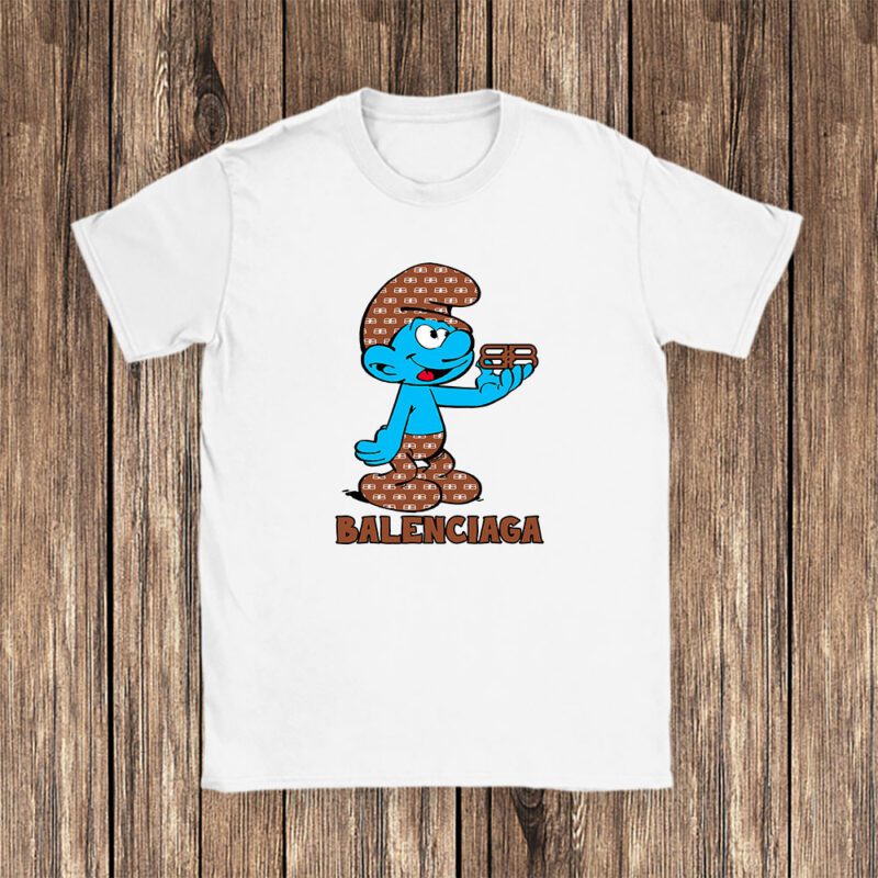 The Smurfs Balenciaga Unisex T Shirt Cotton Tee TAT7453 1