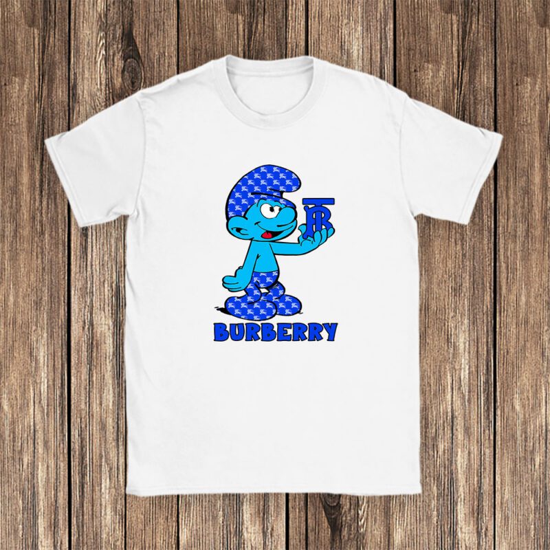 The Smurfs Burberry Unisex T Shirt Cotton Tee TAT7452 1