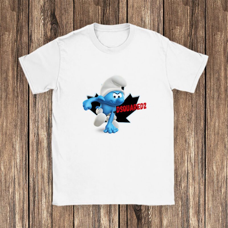 The Smurfs Dsquared2 Unisex T Shirt Cotton Tee TAT7460 1