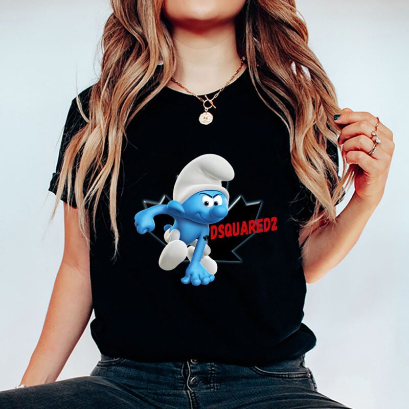 The Smurfs Dsquared2 Unisex T Shirt Cotton Tee TAT7460 5