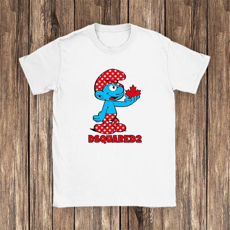 The Smurfs Dsquared2 Unisex T Shirt Cotton Tee TAT7461 1