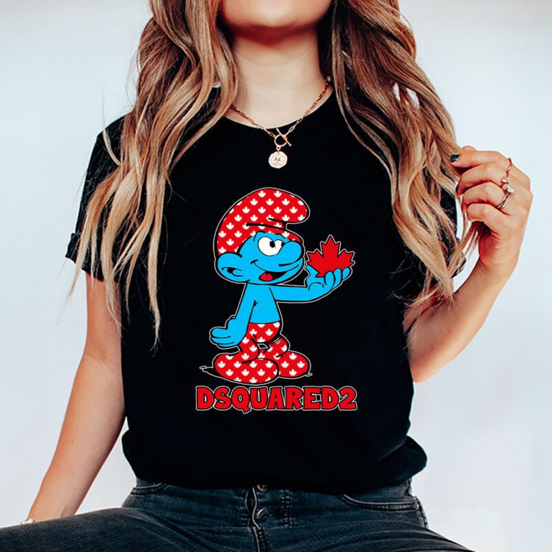 The Smurfs Dsquared2 Unisex T Shirt Cotton Tee TAT7461 5