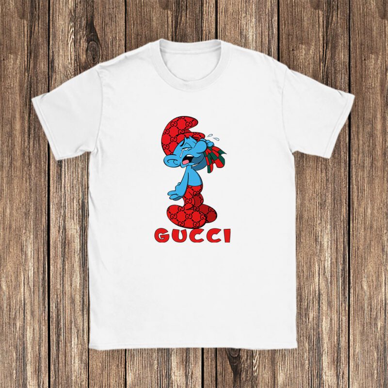 The Smurfs Gucci Unisex T Shirt Cotton Tee TAT7469 1