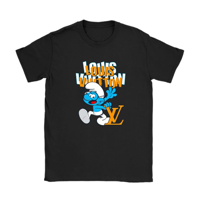 The Smurfs Louis Vuitton Unisex T-Shirt Cotton Tee TAT7470