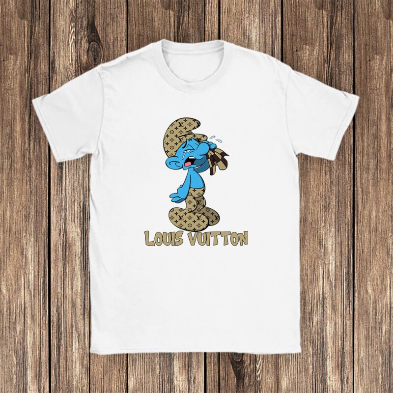 The Smurfs Louis Vuitton Unisex T Shirt Cotton Tee TAT7474 1