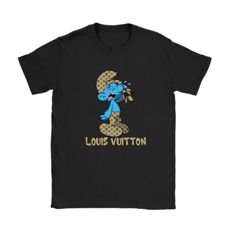 The Smurfs Louis Vuitton Unisex T-Shirt Cotton Tee TAT7474