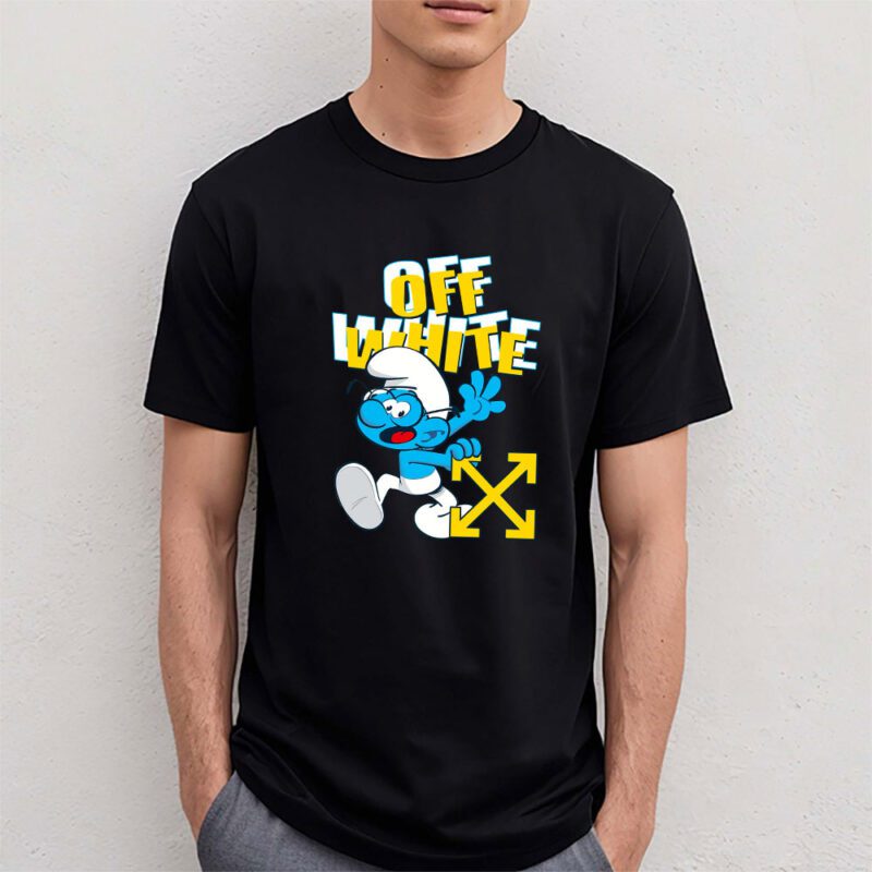 The Smurfs Offwhite Unisex T Shirt Cotton Tee TAT7475 4