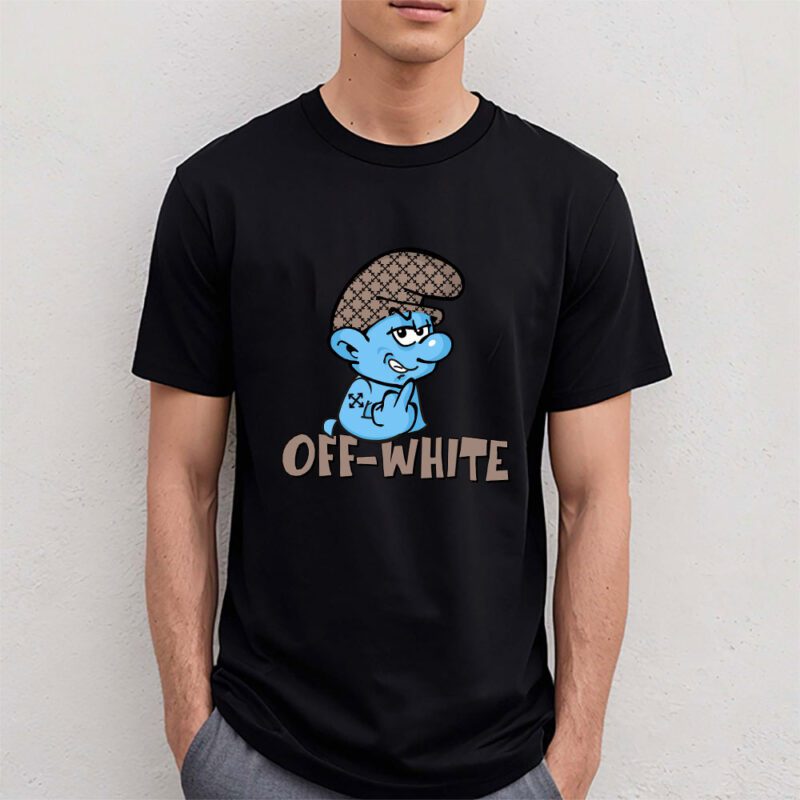 The Smurfs Offwhite Unisex T Shirt Cotton Tee TAT7477 4