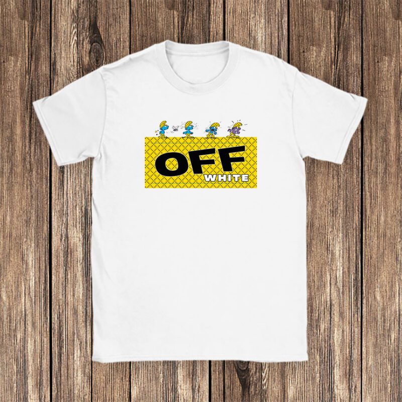 The Smurfs Offwhite Unisex T Shirt Cotton Tee TAT7478 1