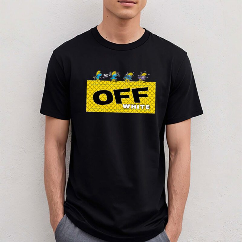 The Smurfs Offwhite Unisex T Shirt Cotton Tee TAT7478 4