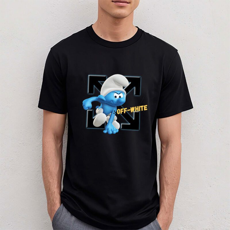 The Smurfs Offwhite Unisex T Shirt Cotton Tee TAT7479 4