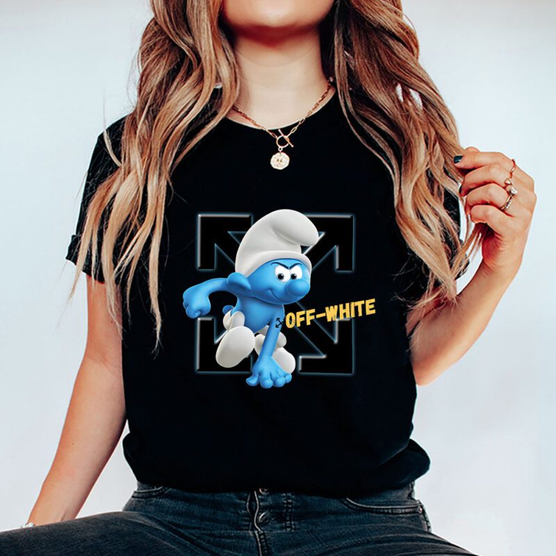 The Smurfs Offwhite Unisex T Shirt Cotton Tee TAT7479 5