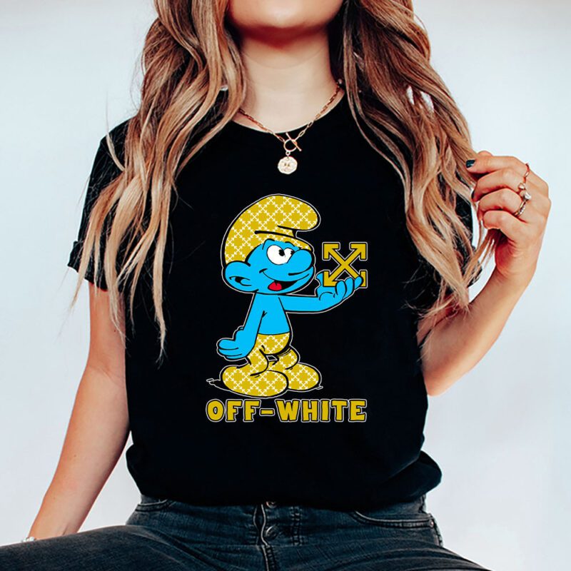 The Smurfs Offwhite Unisex T Shirt Cotton Tee TAT7480 5