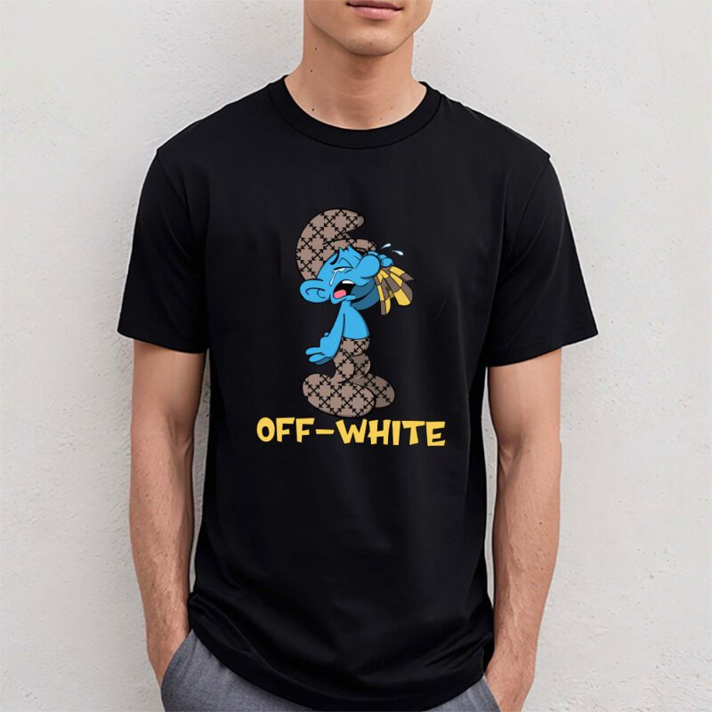 The Smurfs Offwhite Unisex T Shirt Cotton Tee TAT7481 4