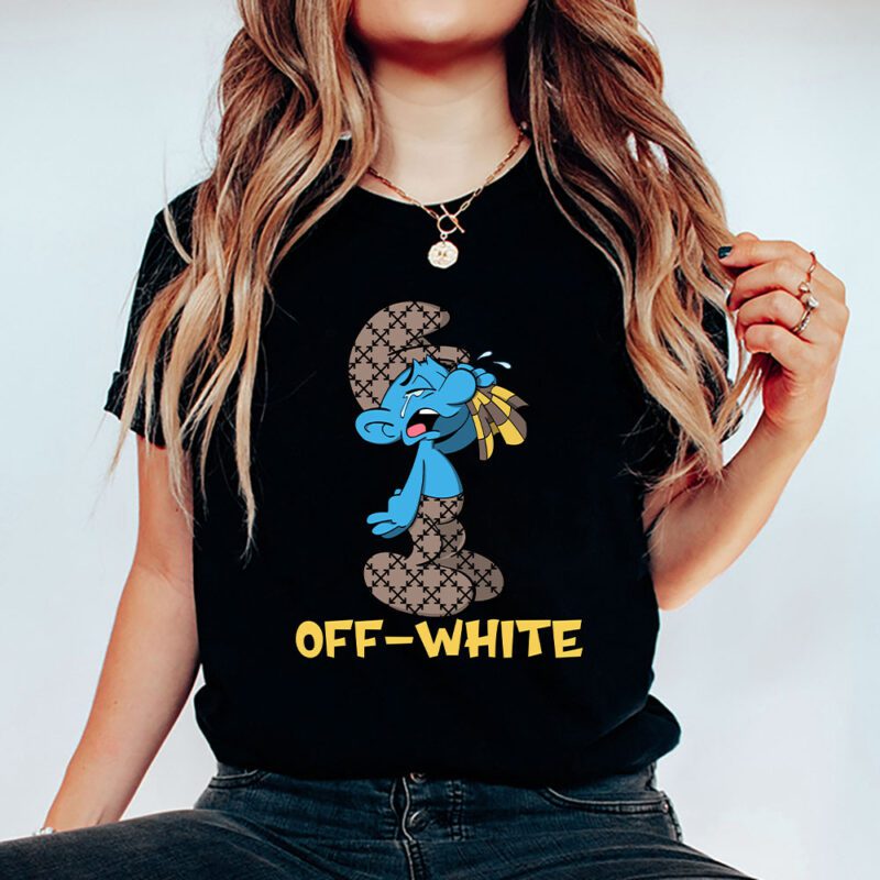 The Smurfs Offwhite Unisex T Shirt Cotton Tee TAT7481 5