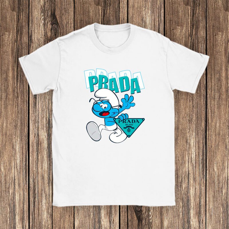 The Smurfs Prada Unisex T Shirt Cotton Tee TAT7482 1