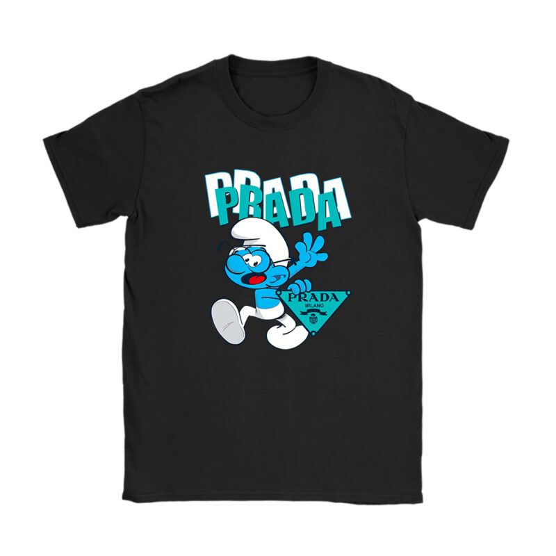 The Smurfs Prada Unisex T-Shirt Cotton Tee TAT7482