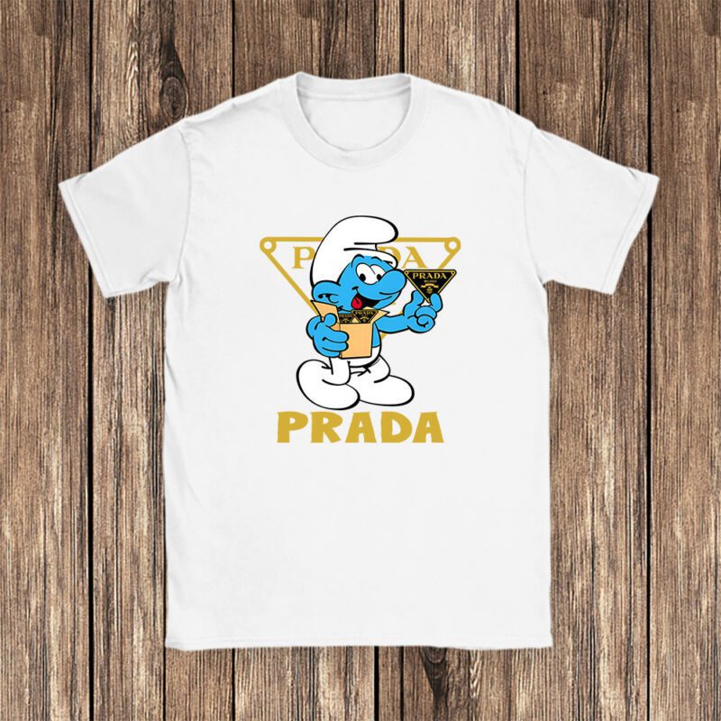 The Smurfs Prada Unisex T Shirt Cotton Tee TAT7483 1