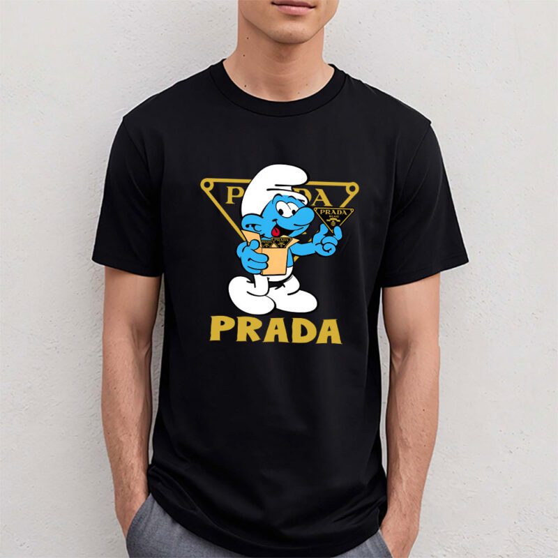The Smurfs Prada Unisex T Shirt Cotton Tee TAT7483 4