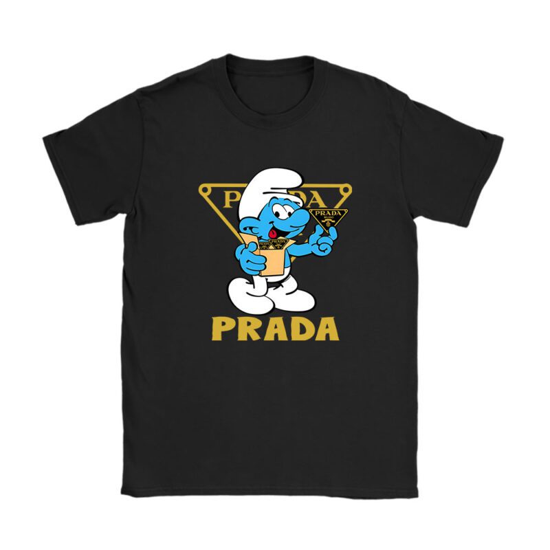 The Smurfs Prada Unisex T-Shirt Cotton Tee TAT7483