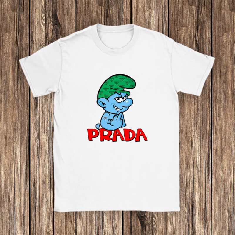 The Smurfs Prada Unisex T Shirt Cotton Tee TAT7484 1