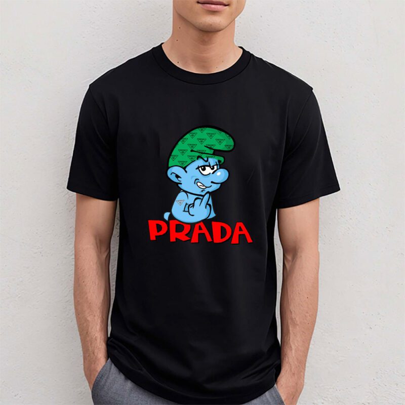 The Smurfs Prada Unisex T Shirt Cotton Tee TAT7484 4