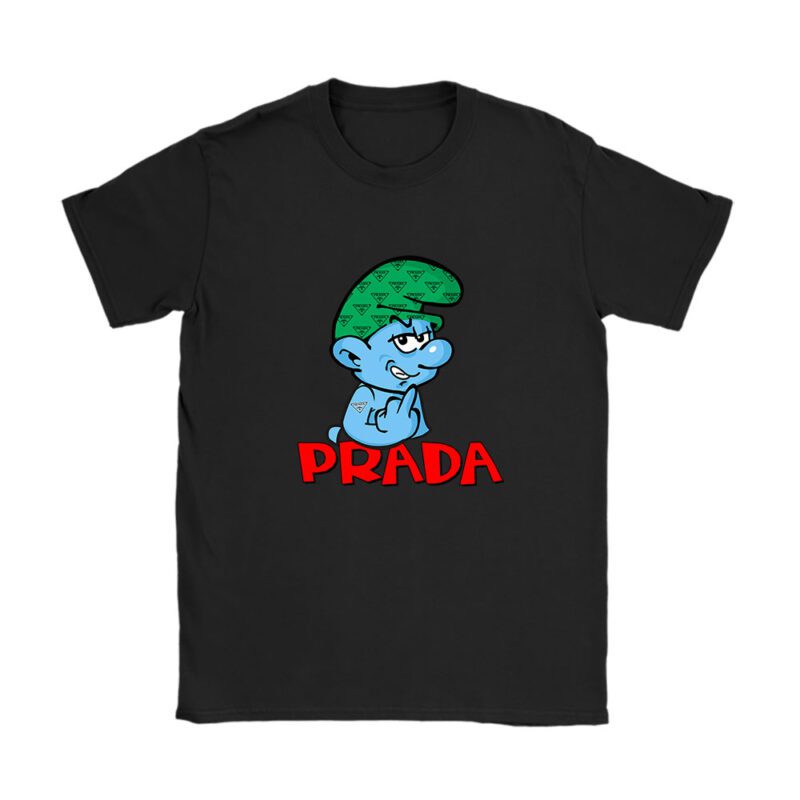 The Smurfs Prada Unisex T-Shirt Cotton Tee TAT7484