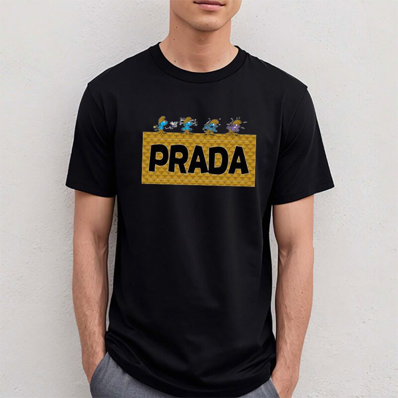 The Smurfs Prada Unisex T Shirt Cotton Tee TAT7485 4