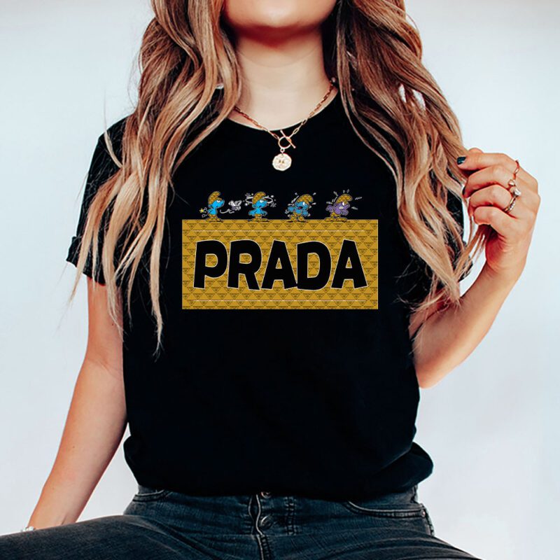 The Smurfs Prada Unisex T Shirt Cotton Tee TAT7485 5