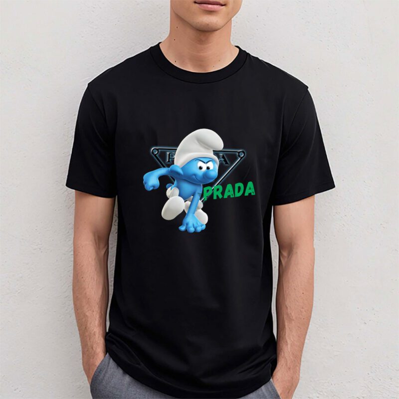 The Smurfs Prada Unisex T Shirt Cotton Tee TAT7486 4