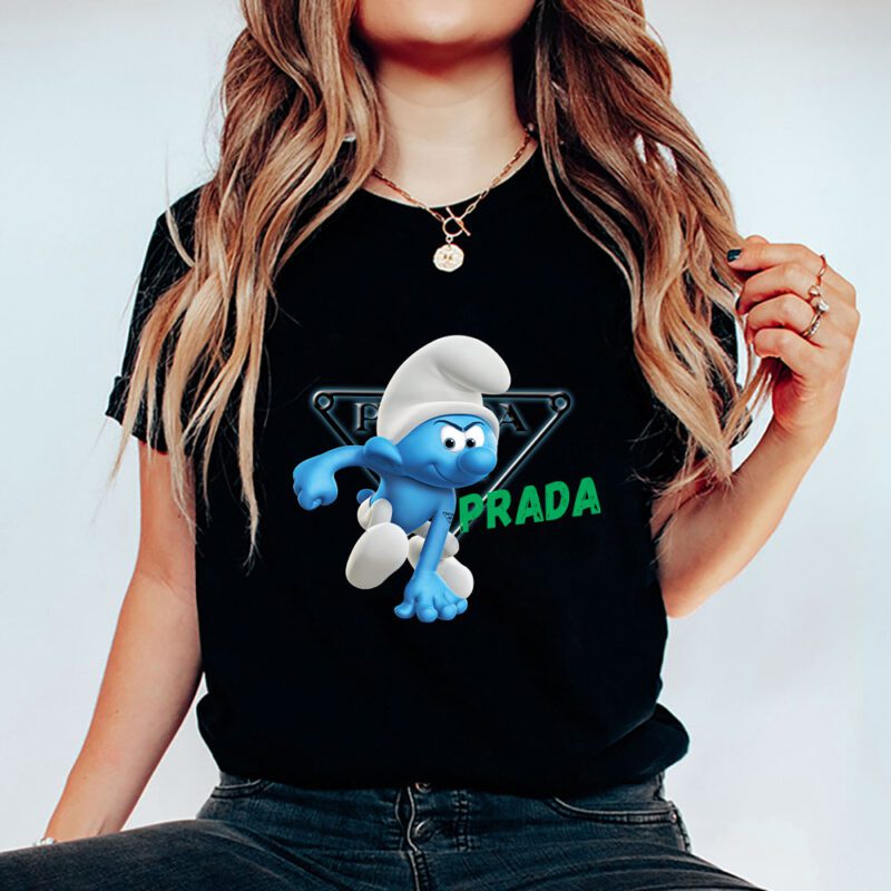 The Smurfs Prada Unisex T Shirt Cotton Tee TAT7486 5