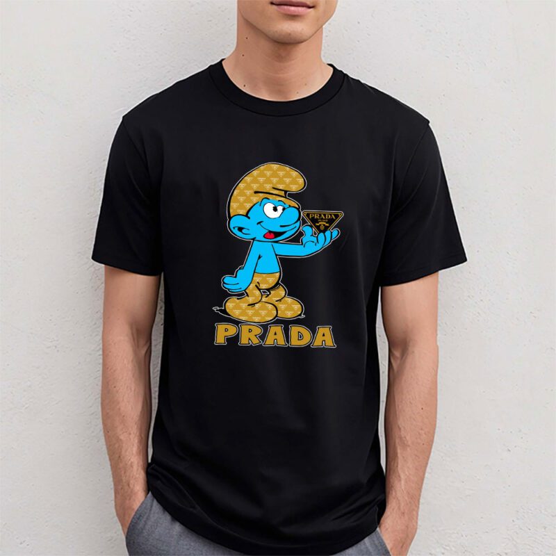 The Smurfs Prada Unisex T Shirt Cotton Tee TAT7487 4