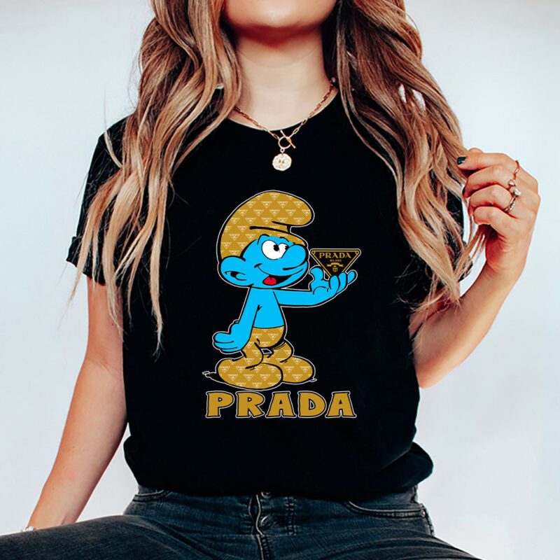 The Smurfs Prada Unisex T Shirt Cotton Tee TAT7487 5