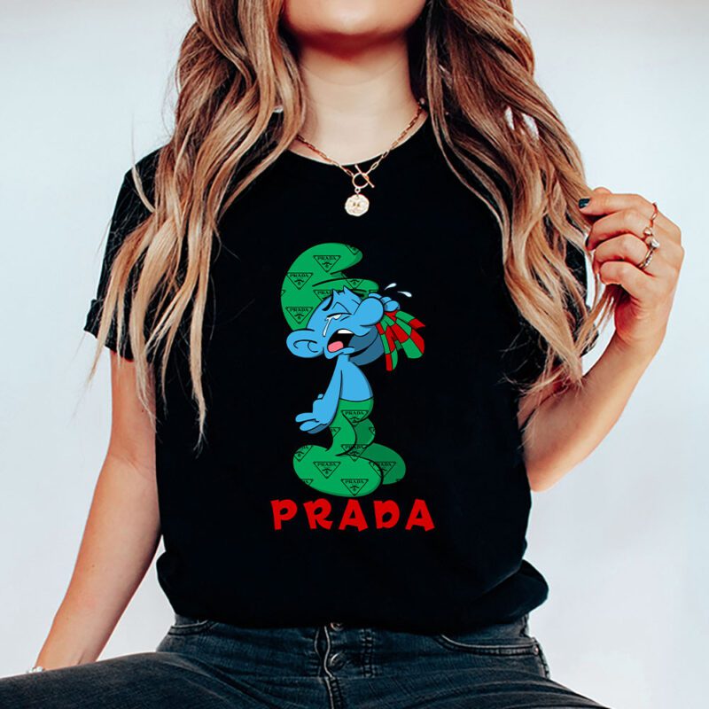 The Smurfs Prada Unisex T Shirt Cotton Tee TAT7488 5