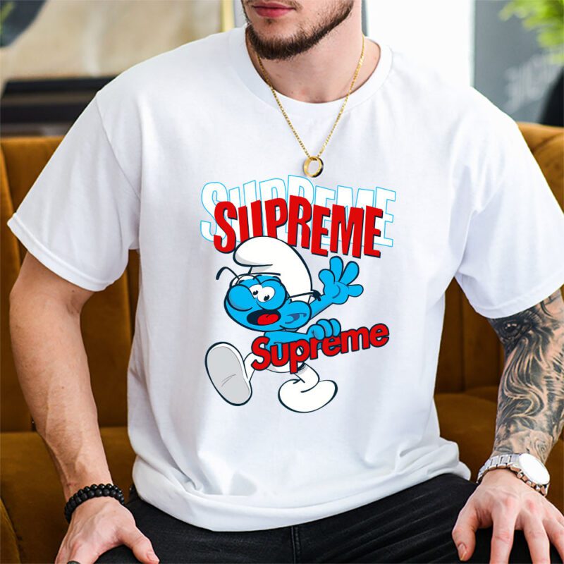 The Smurfs Supreme Unisex T Shirt Cotton Tee TAT7489 2