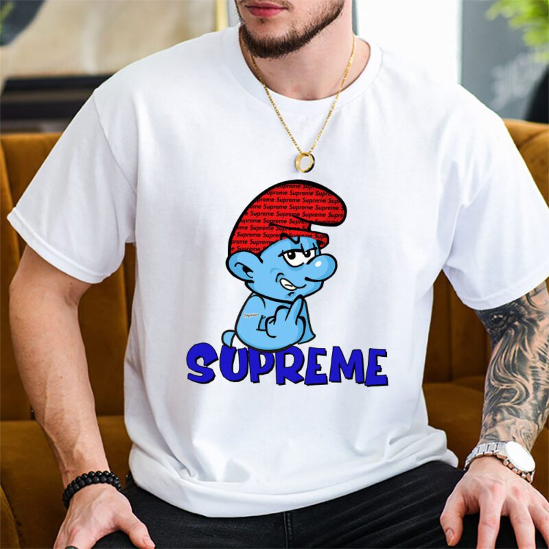The Smurfs Supreme Unisex T Shirt Cotton Tee TAT7491 2