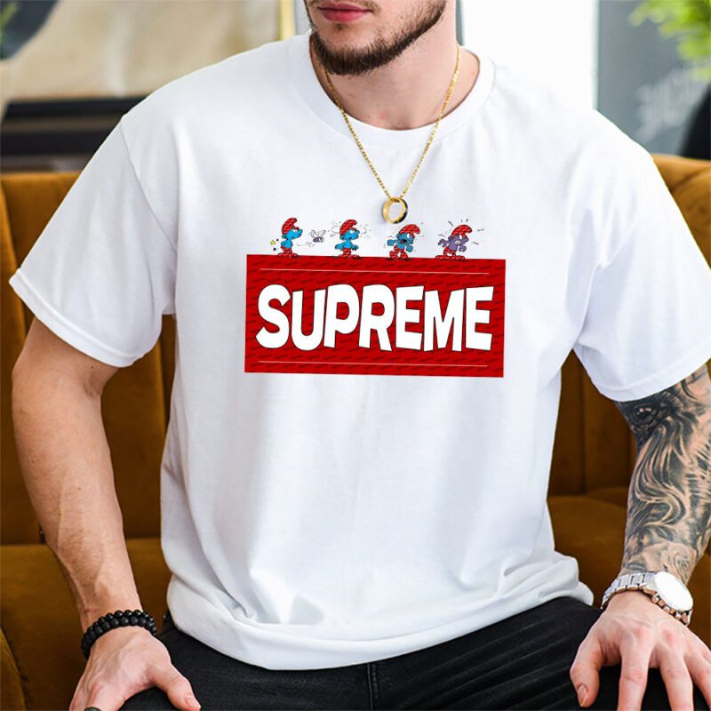 The Smurfs Supreme Unisex T Shirt Cotton Tee TAT7492 2