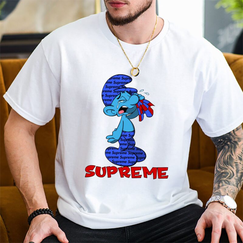 The Smurfs Supreme Unisex T Shirt Cotton Tee TAT7495 2