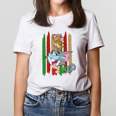 Tom And Jerry Kenzo Unisex T-Shirt TAT5577 3 Tom And Jerry Kenzo Unisex T Shirt TAT5577 3