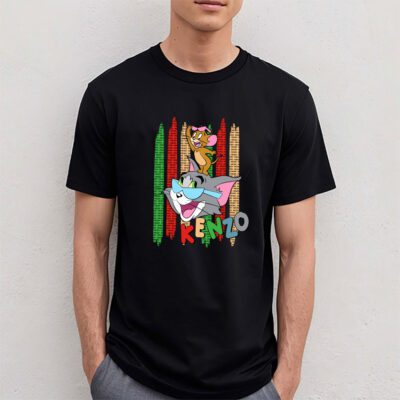 Tom And Jerry Kenzo Unisex T-Shirt TAT5577 4 Tom And Jerry Kenzo Unisex T Shirt TAT5577 4